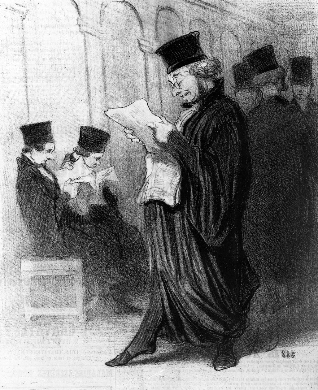 Les Gens de Justice, tegneserie fra 