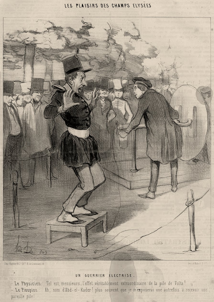 Gleden av Champs Elysées av Honoré Daumier