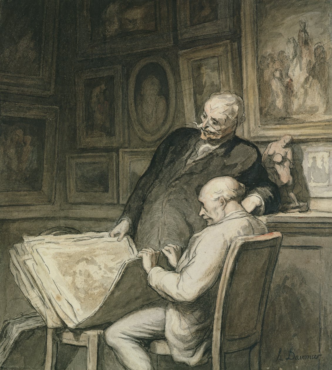 Trykksamlerne av Honoré Daumier