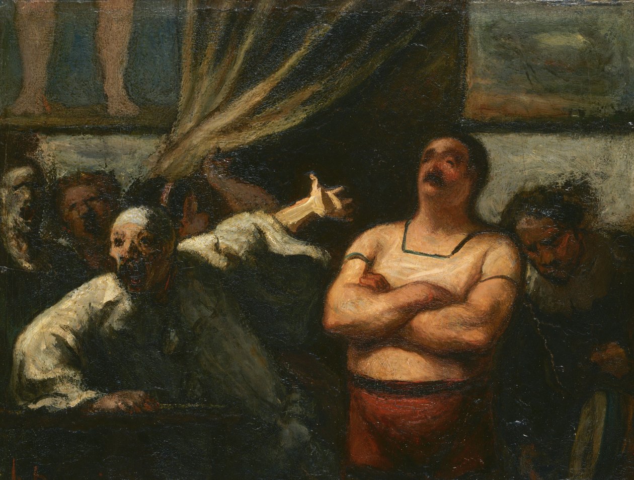 Den sterke mannen av Honoré Daumier