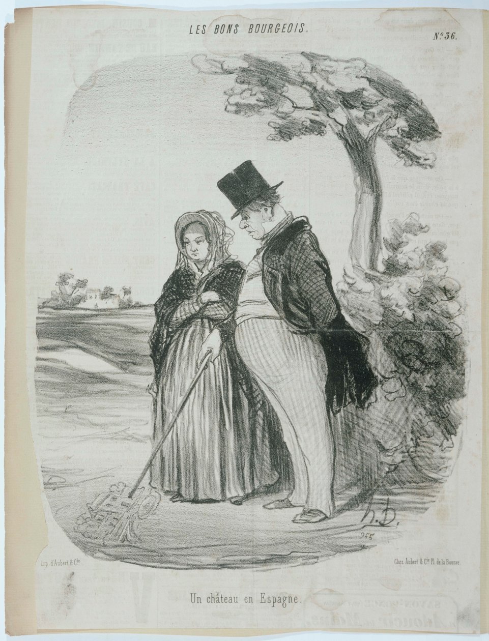 Et slott i Spania av Honoré Daumier