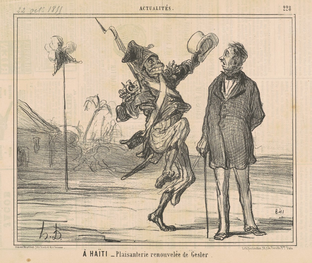 Et Haiti av Honoré Daumier