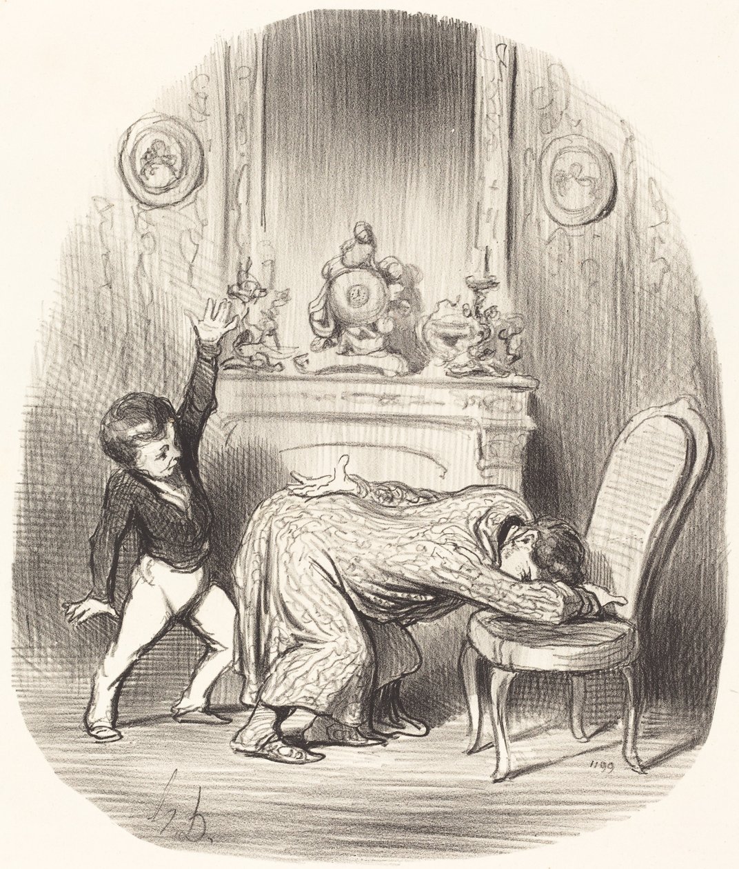 Etter oppfordring fra Henri IV av Honoré Daumier