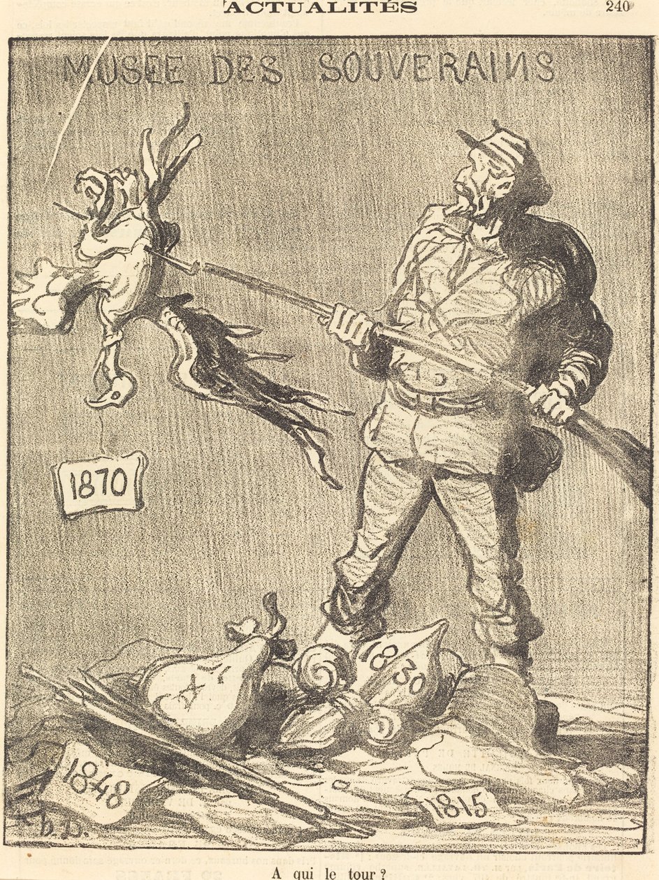 Hvem er neste? av Honoré Daumier