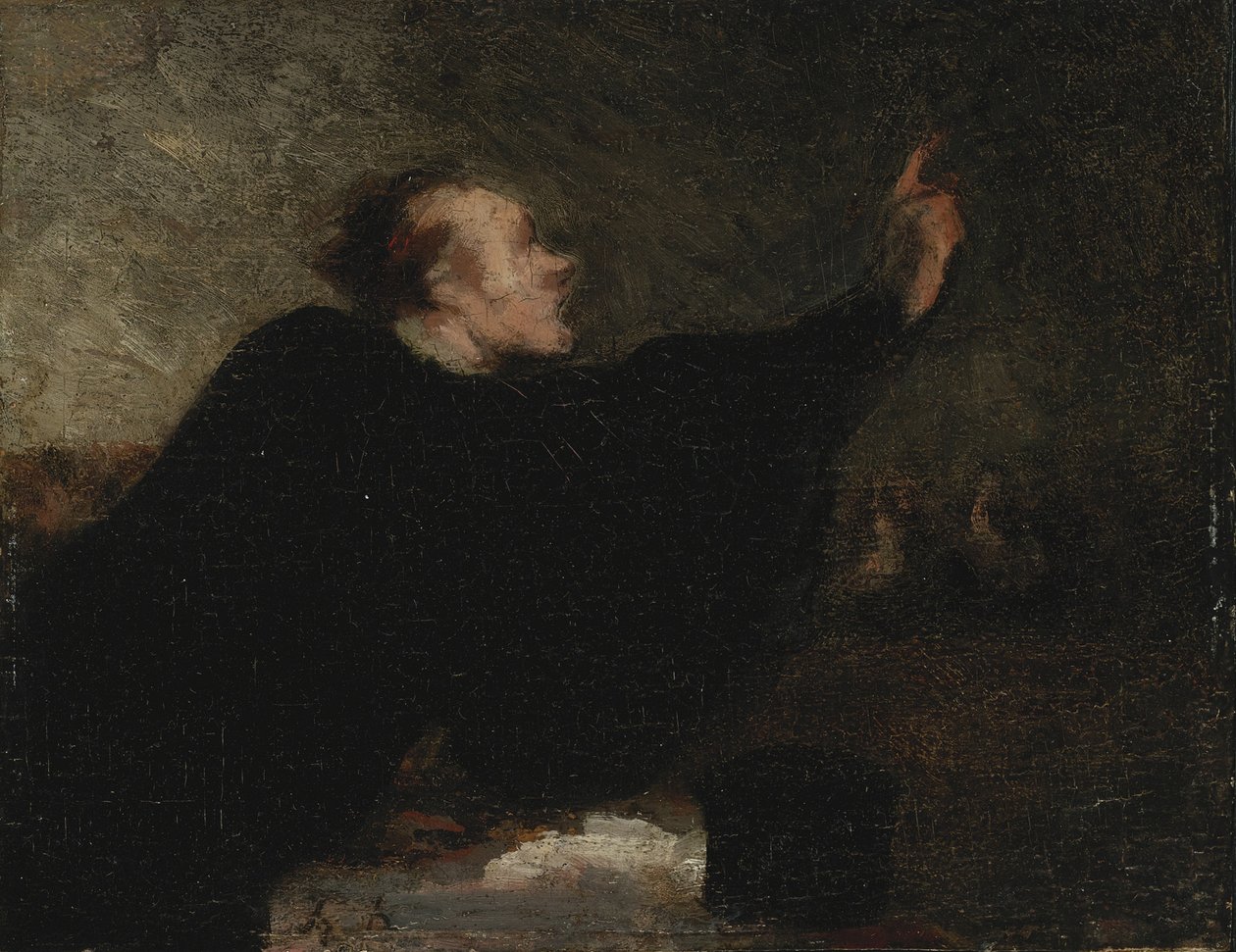 En rettssaksadvokat, 1853-1854 av Honoré Daumier