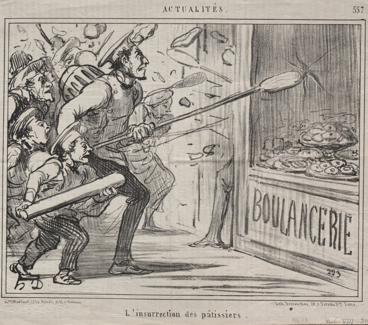 Aktualiteter (nr. 557): Konditorens opprør av Honoré Daumier