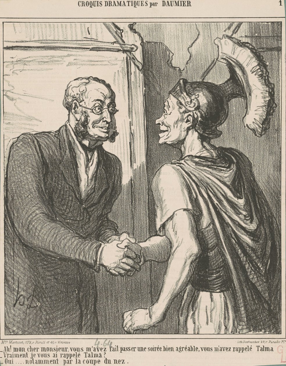 Ah! Min kjære herr, du har meg... av Honoré Daumier