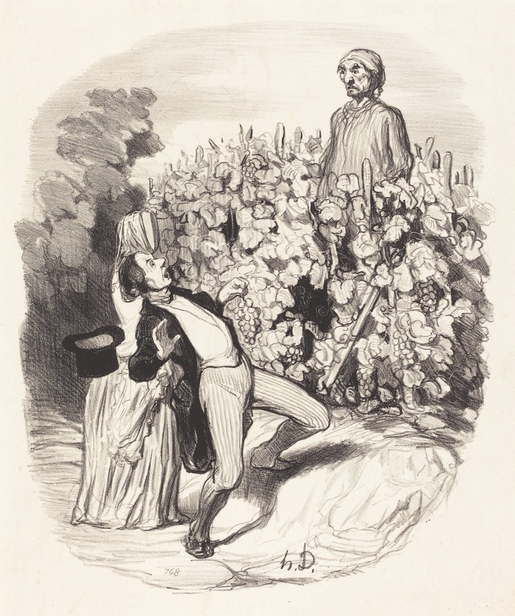 Ah! Saperlotte, cred că suntem ciupiți! norvegian av Honoré Daumier