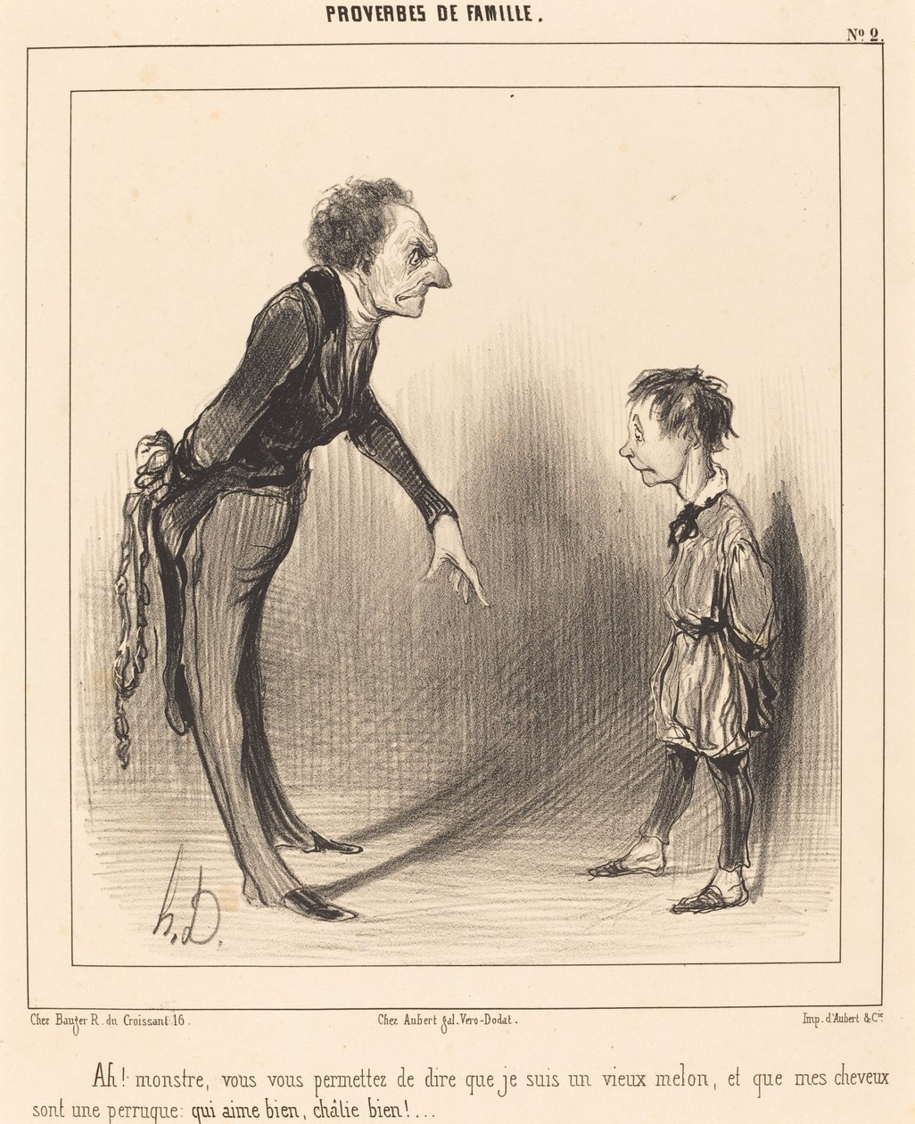 Ah! monster, du tillater deg selv... av Honoré Daumier