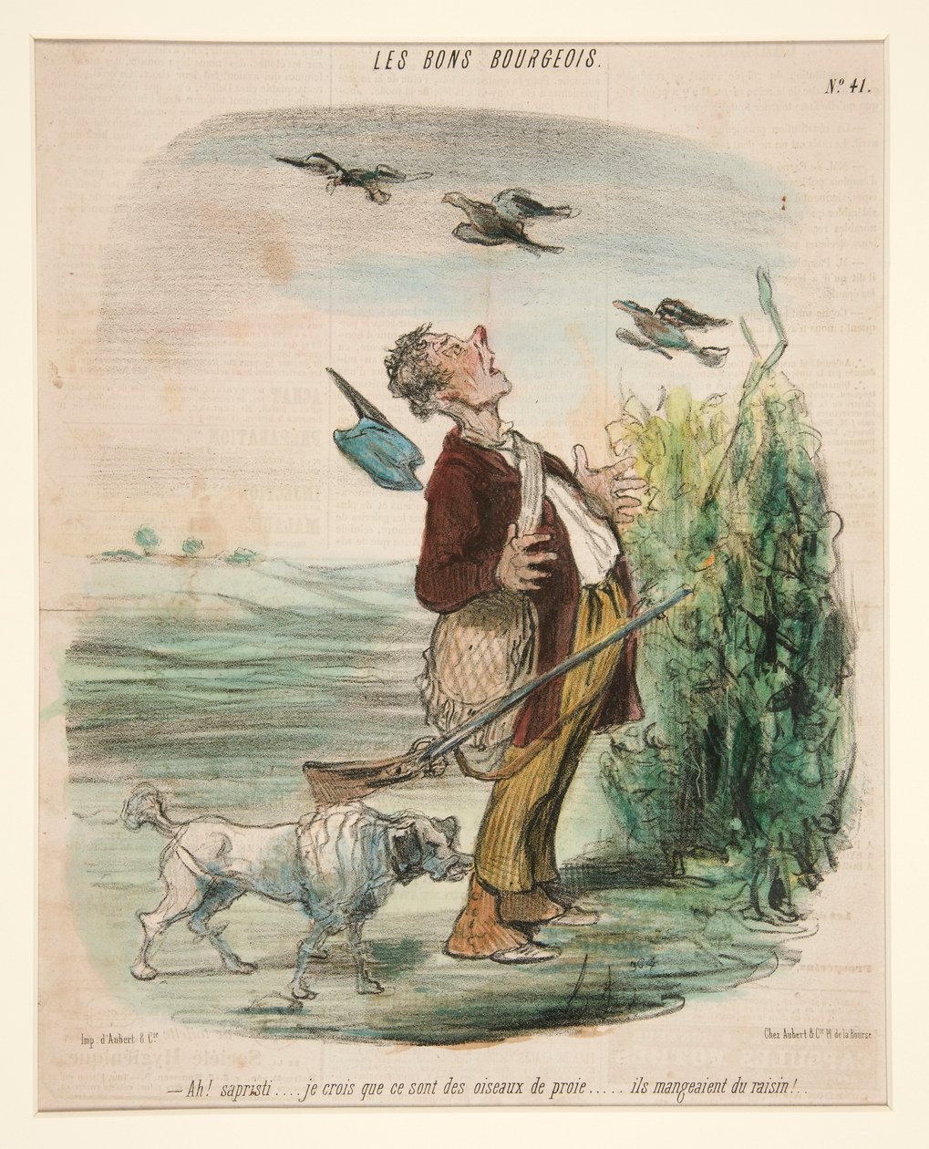 Ah! ville du vite det av Honoré Daumier