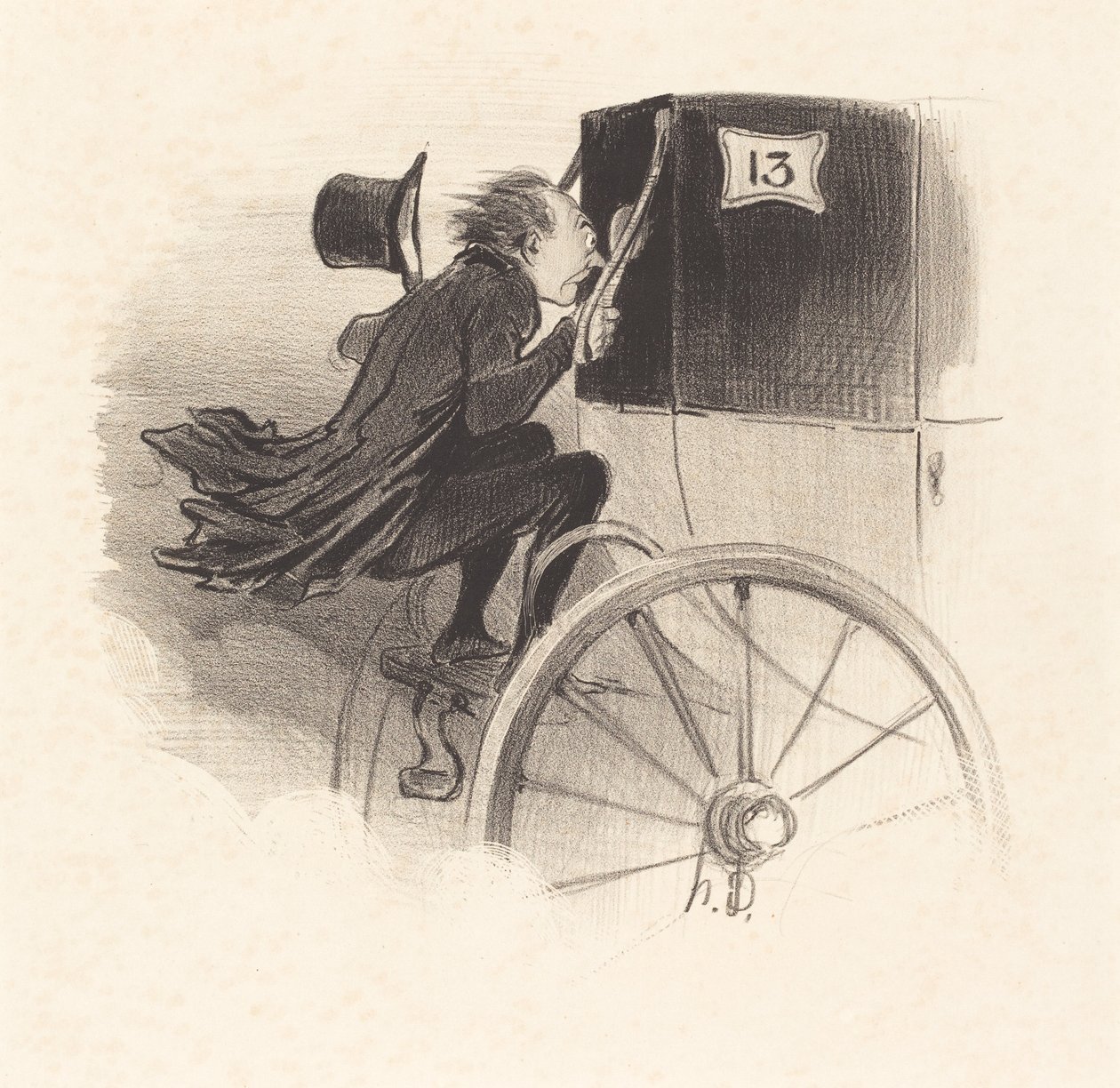 Ah! veldig bra er jeg sikker på! ulykkelig... av Honoré Daumier