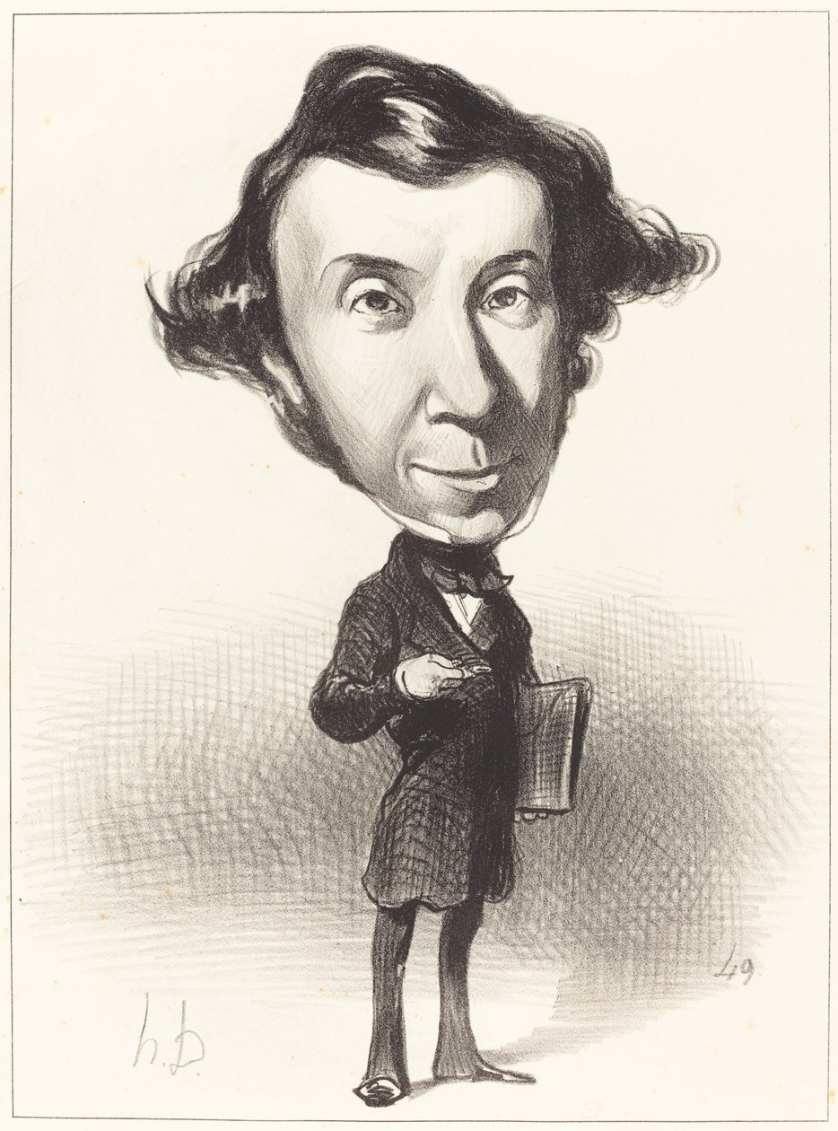 Alex. Ch. Henri de Tocqueville av Honoré Daumier