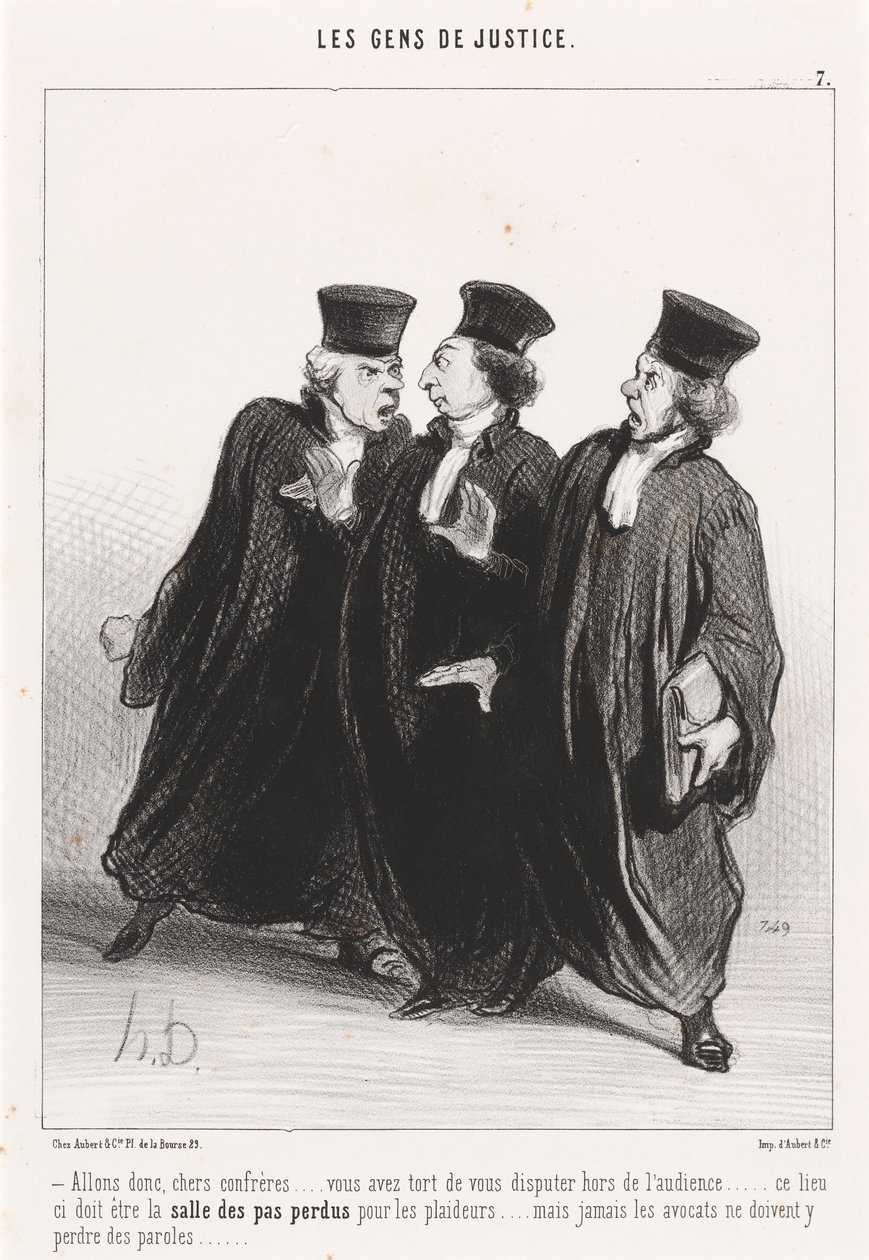 Kom igjen, kjære kolleger... av Honoré Daumier