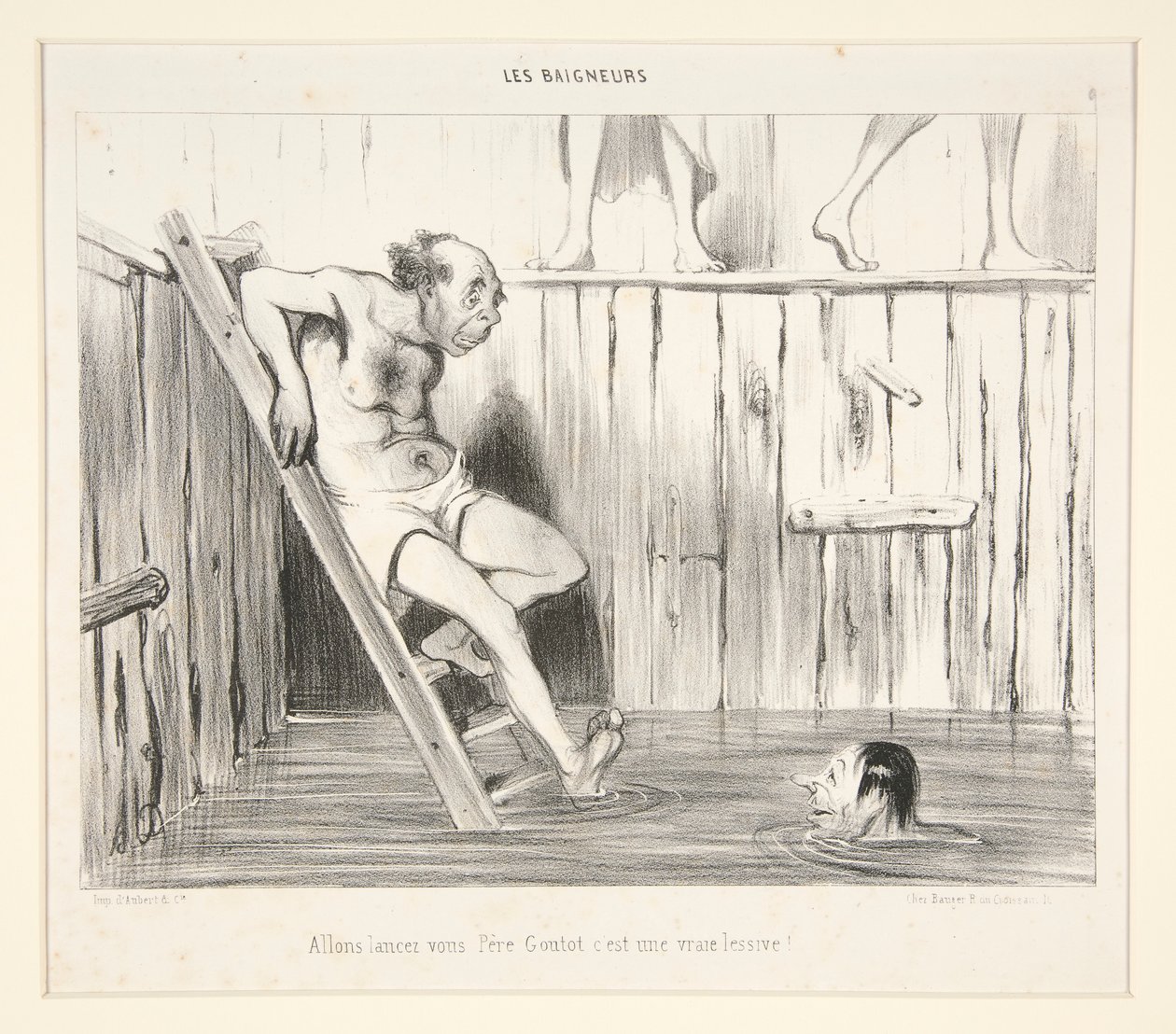 La oss komme i gang Pere Goutot c av Honoré Daumier