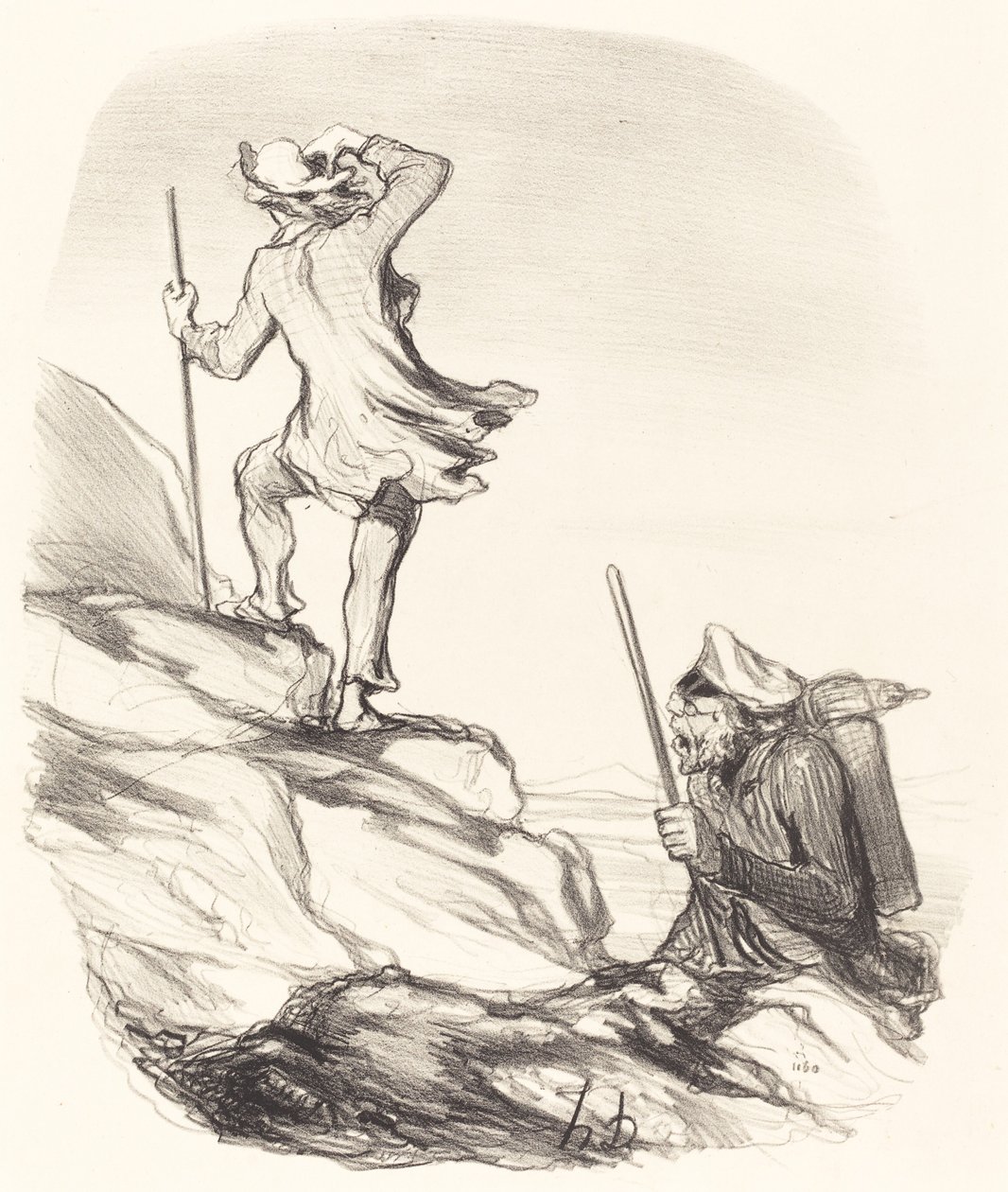 Ser du et sivilisert sted... av Honoré Daumier