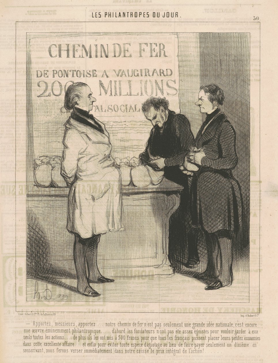Ta med, mine herrer, ta med... av Honoré Daumier