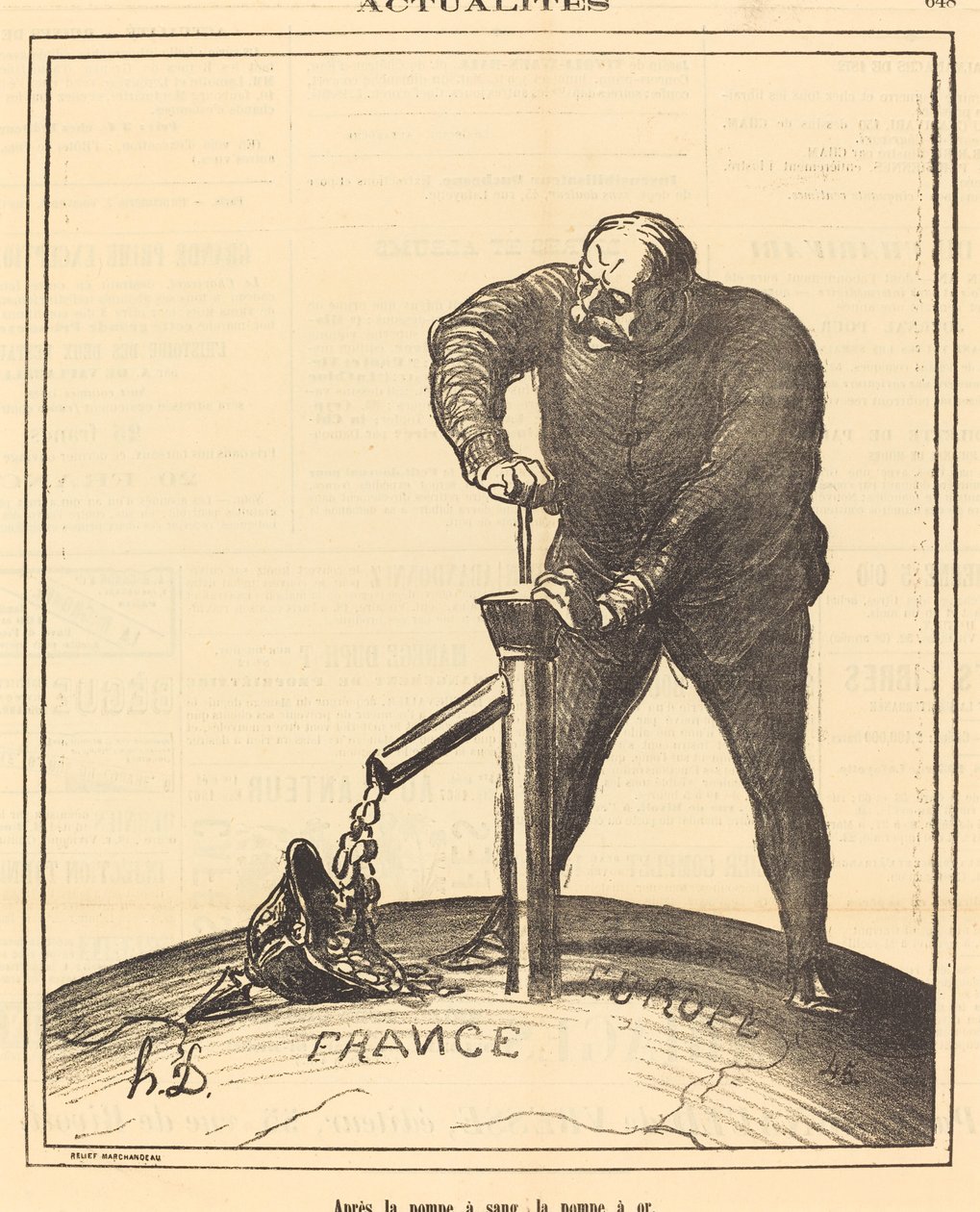 Après la pompe a sang, la pompe à or   1249249   no       norwegian Successfully Translated  Original: The Russian poet Alexander Pushkin (Pushkin) (1799-1837) wounded during a duel with the French officer Anthes, the latter allegedly courted his wife. The av Honoré Daumier