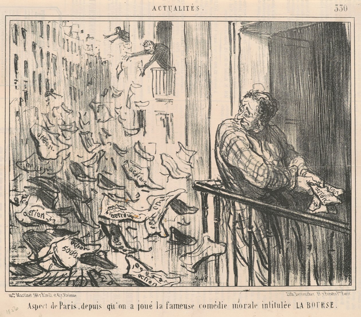 Aspekt av Paris, siden vi spilte... av Honoré Daumier