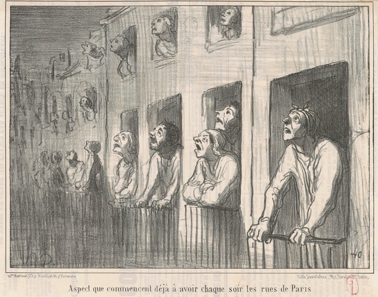 Aspekt som allerede begynner å få... av Honoré Daumier