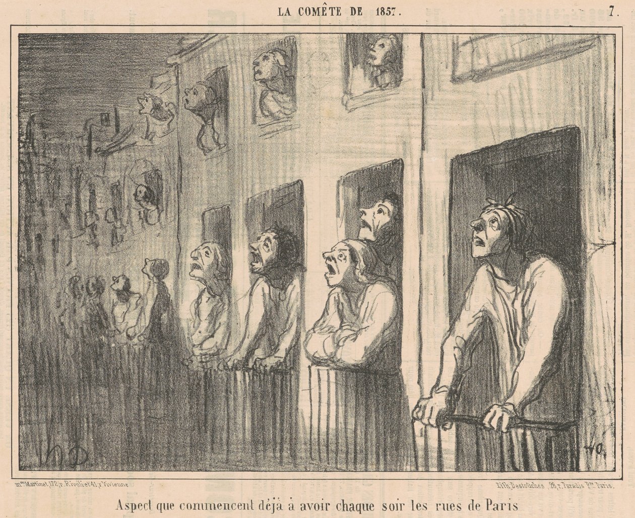 Aspekt som allerede begynner å få... av Honoré Daumier