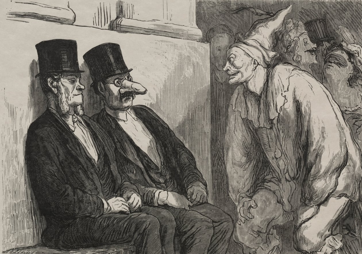 På operaballet: du har det for mye moro. av Honoré Daumier