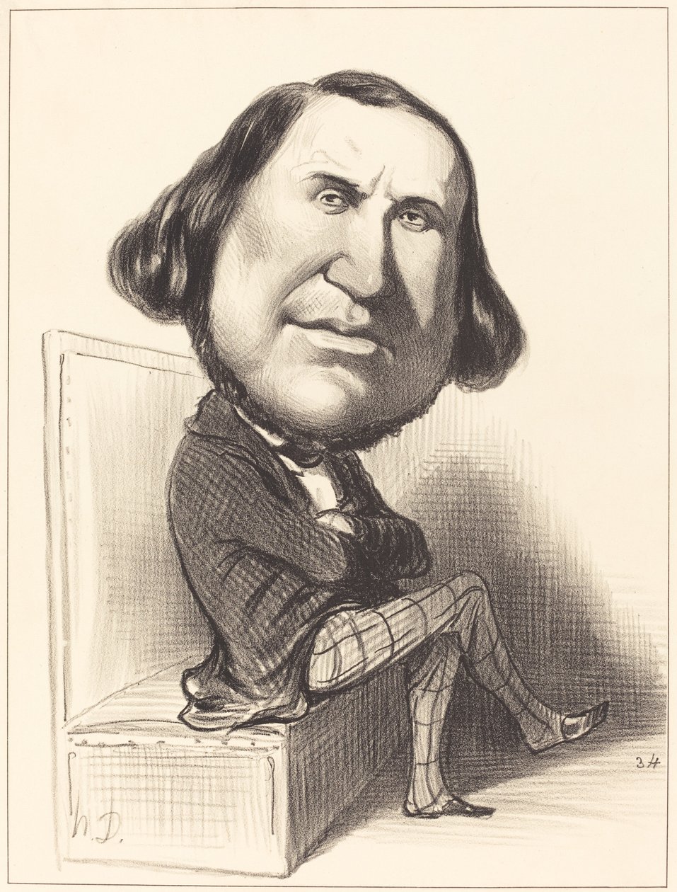 august kveld av Honoré Daumier