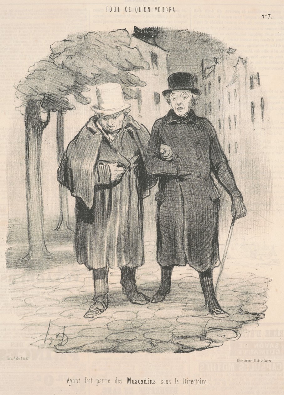 Etter å ha vært en del av muscadinene under styret av Honoré Daumier