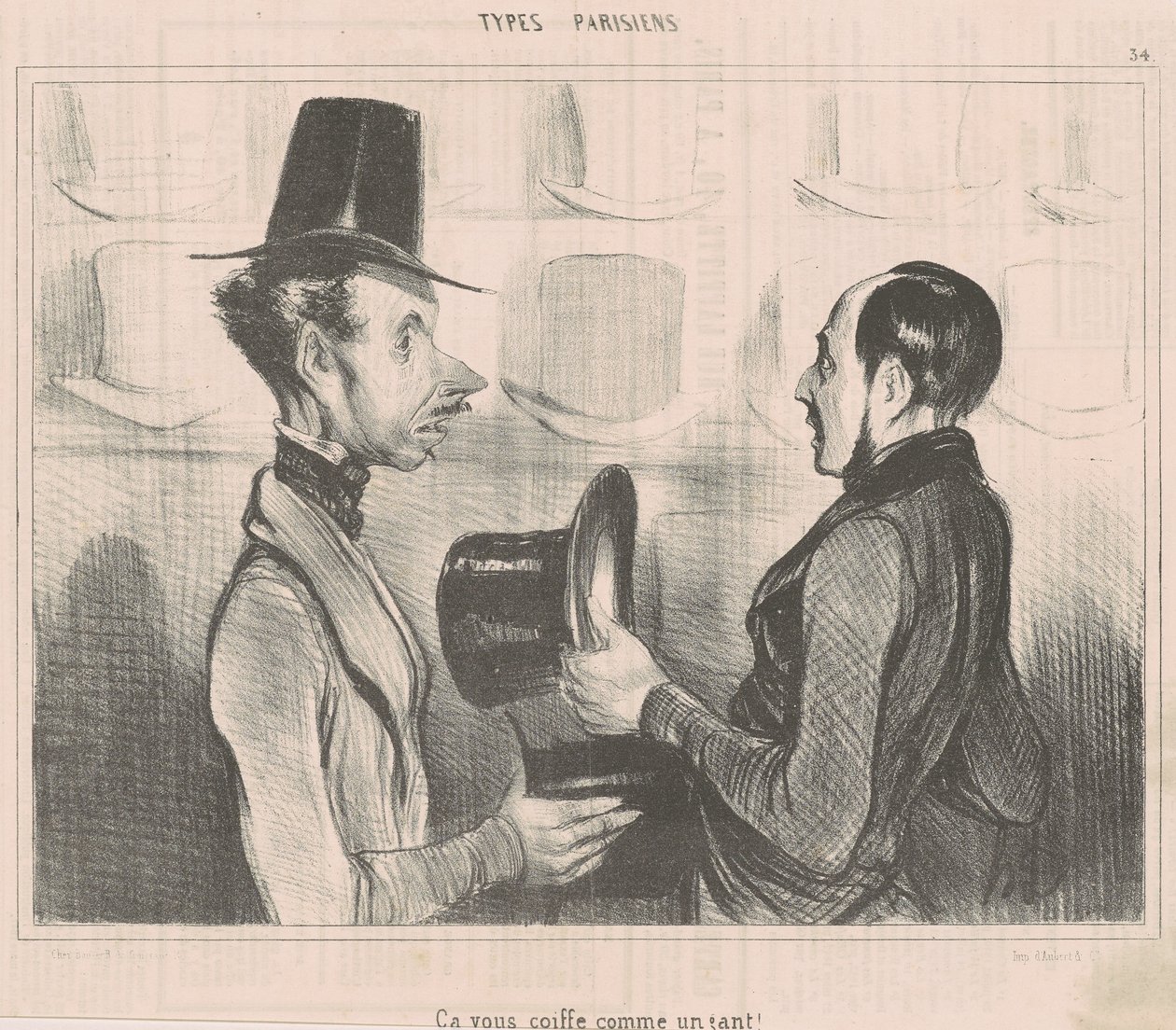 Den passer deg som hånd i hanske! av Honoré Daumier