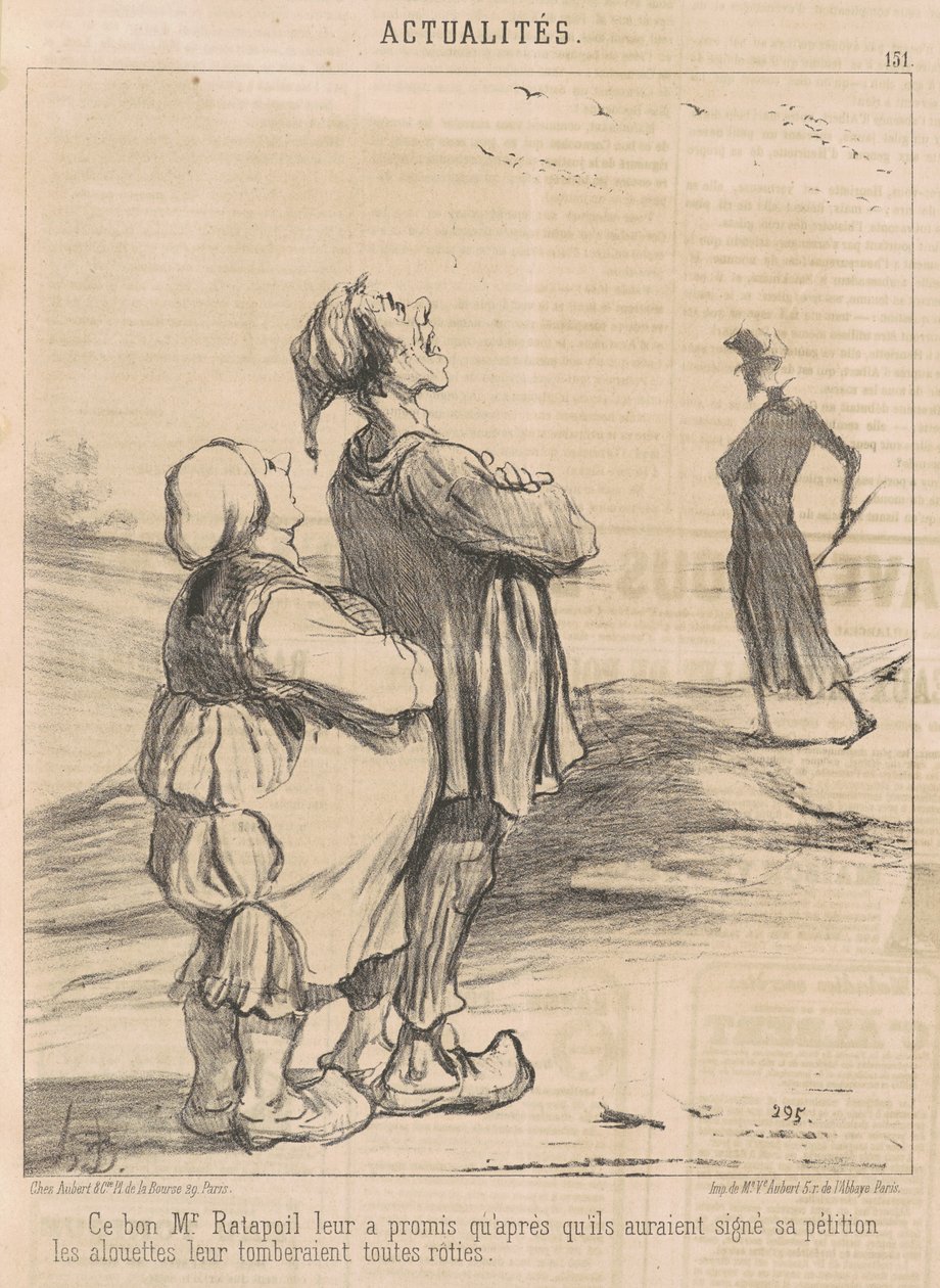 Denne gode Mr. Ratapoil lovet dem... av Honoré Daumier