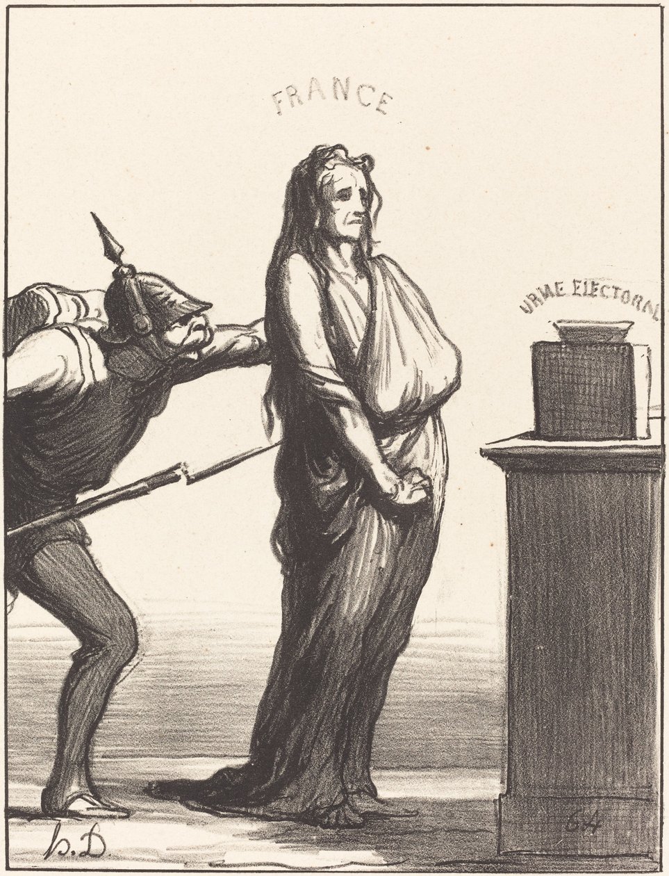 Hva noen aviser vil kalle... av Honoré Daumier