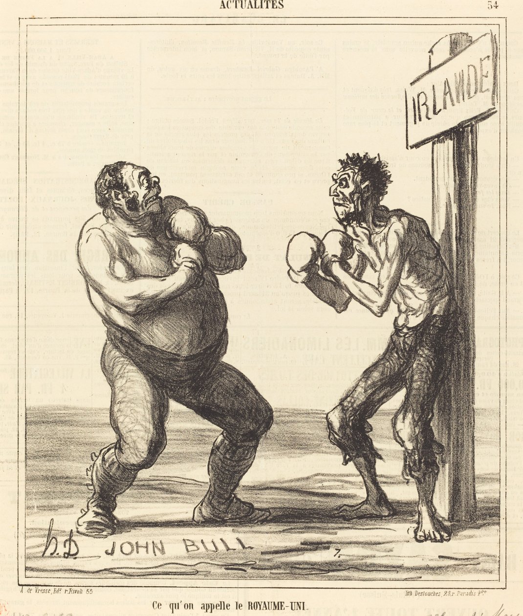 Det som kalles Storbritannia av Honoré Daumier