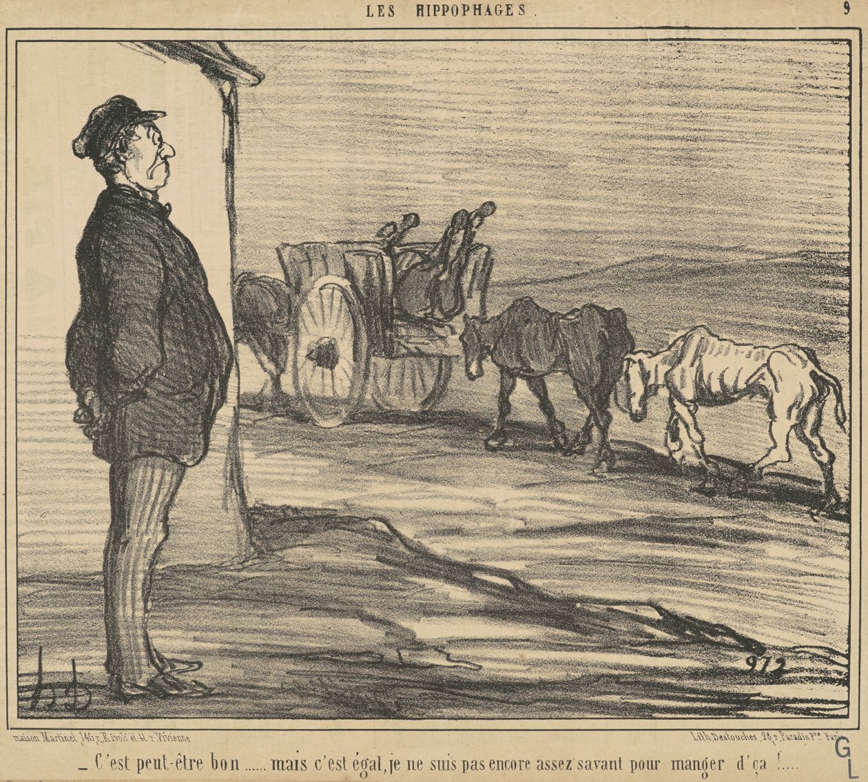 Kanskje det er bra... av Honoré Daumier