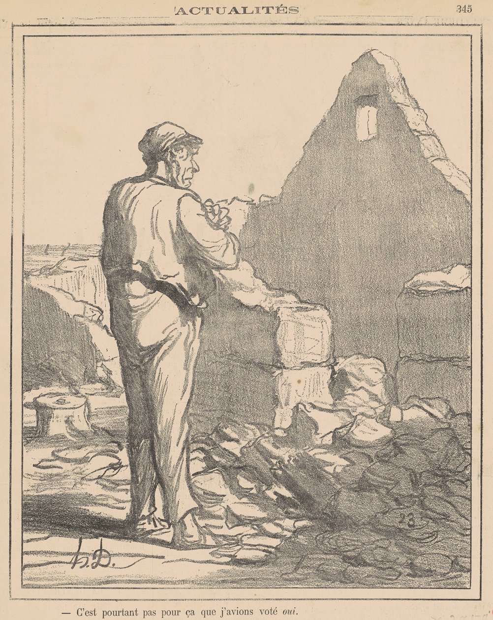Men det er ikke derfor... av Honoré Daumier