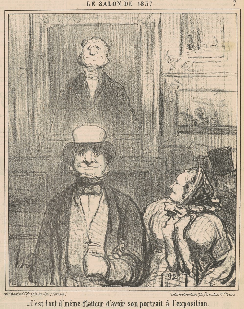 Det er smigrende å ha... av Honoré Daumier