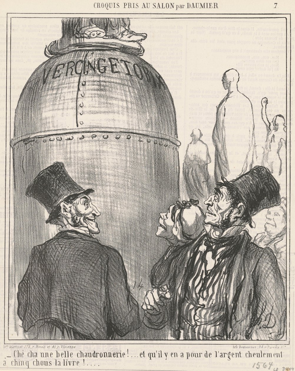 Ché cha en vakker kjeleproduksjon! av Honoré Daumier