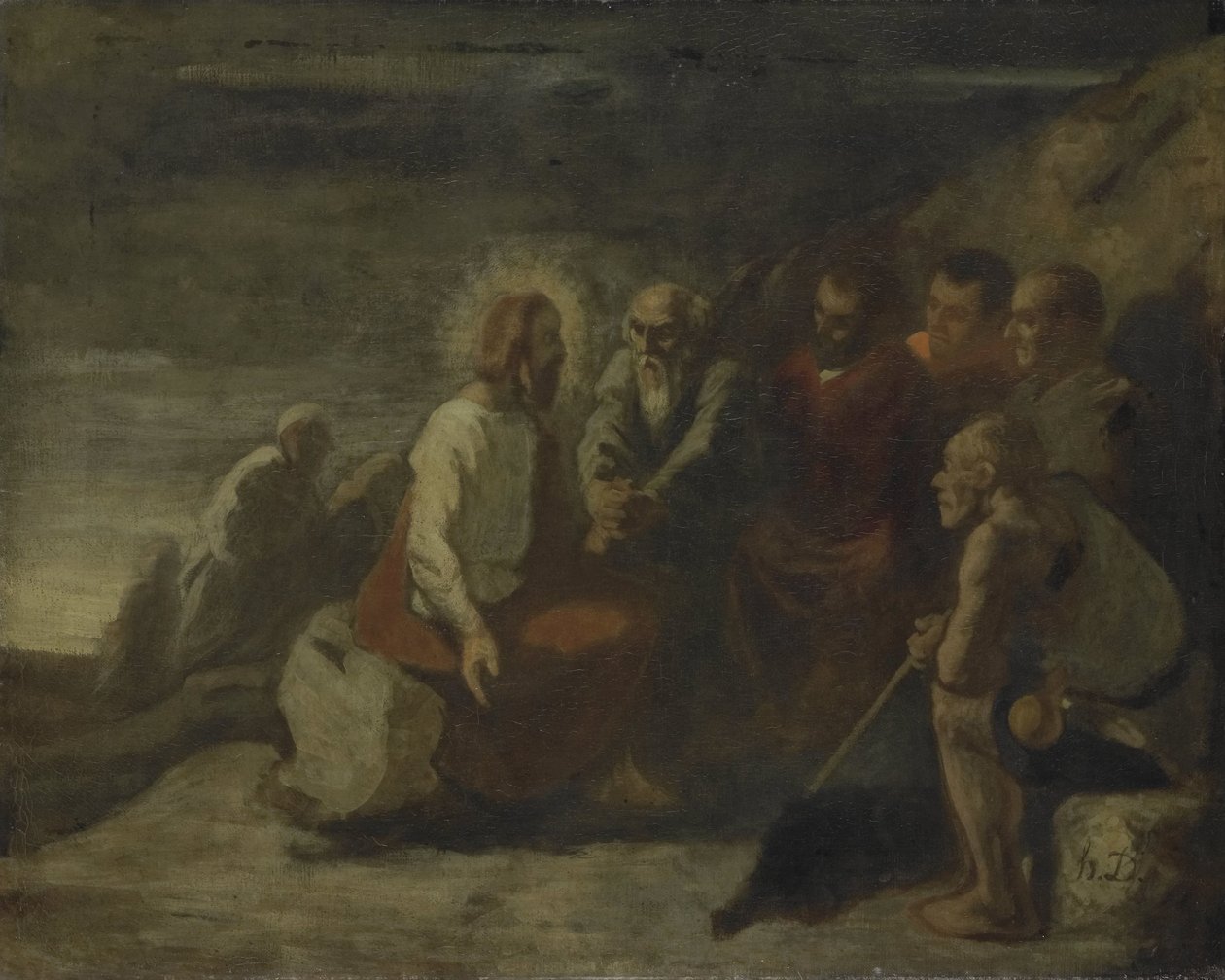 Kristus og hans disipler av Honoré Daumier