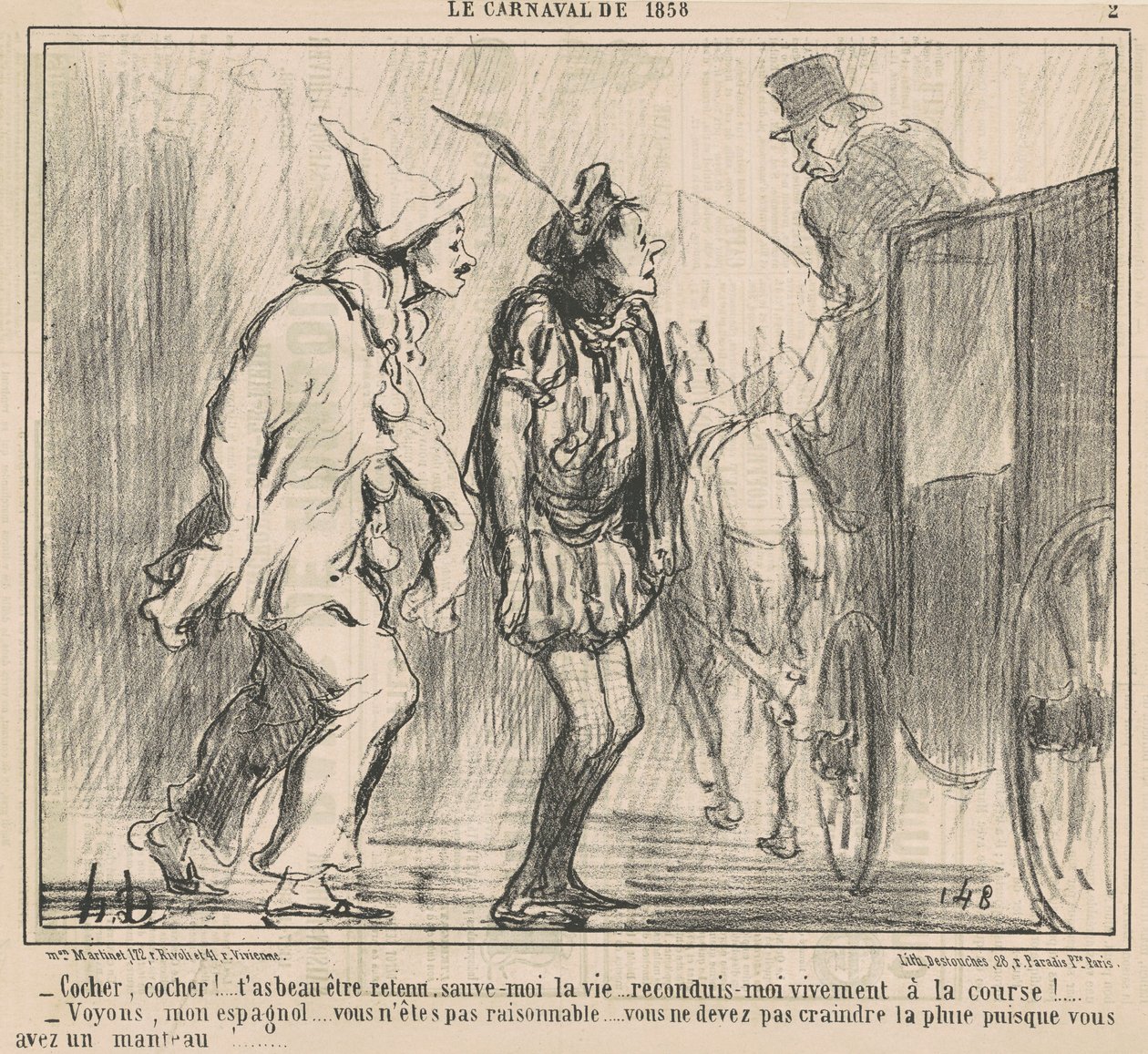 Tikk, tikk! ... av Honoré Daumier