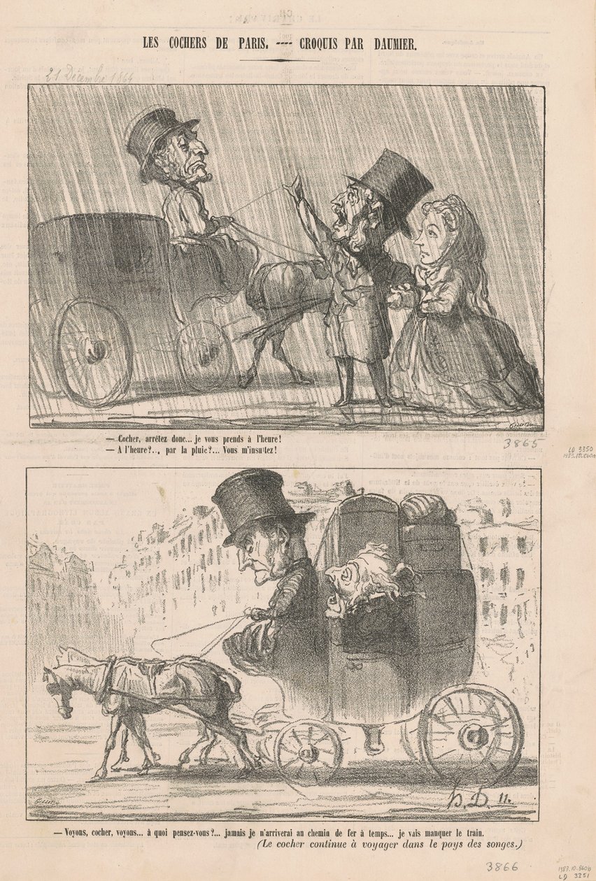 Kryss av, så stopp av Honoré Daumier