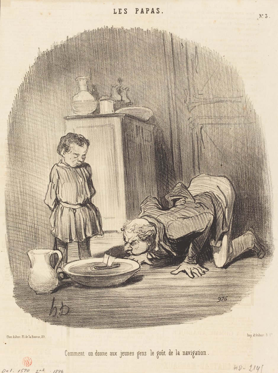 Hvordan vi gir... smaken av navigasjon av Honoré Daumier