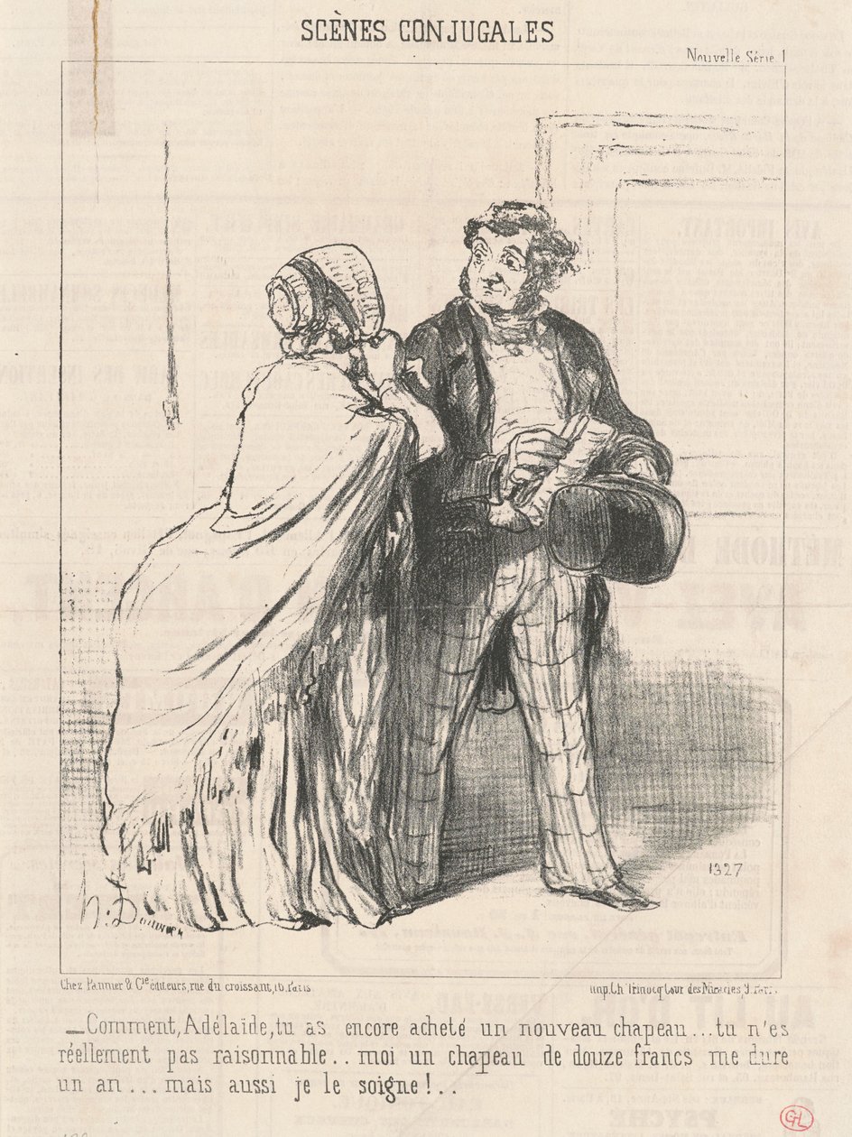 Hvordan ... du kjøpte en ... lue igjen ... av Honoré Daumier