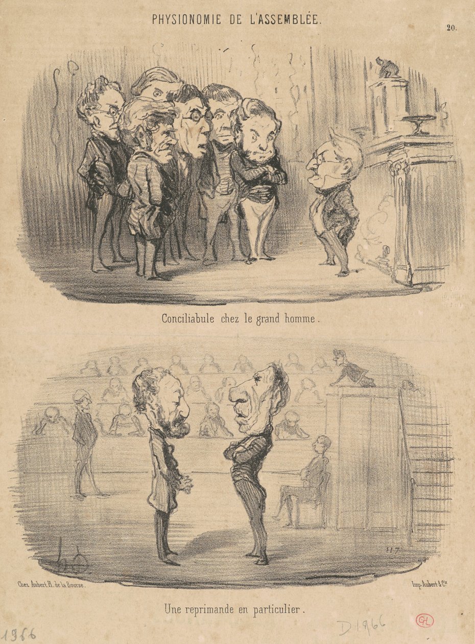 Forsonlig med den store mannen av Honoré Daumier