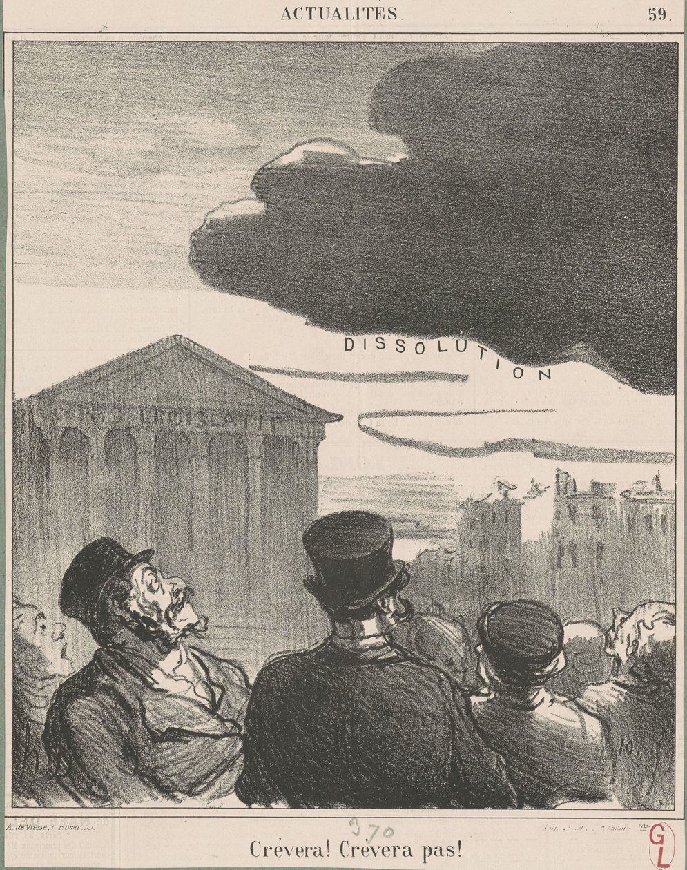 vil skape! Vil ikke lage! av Honoré Daumier