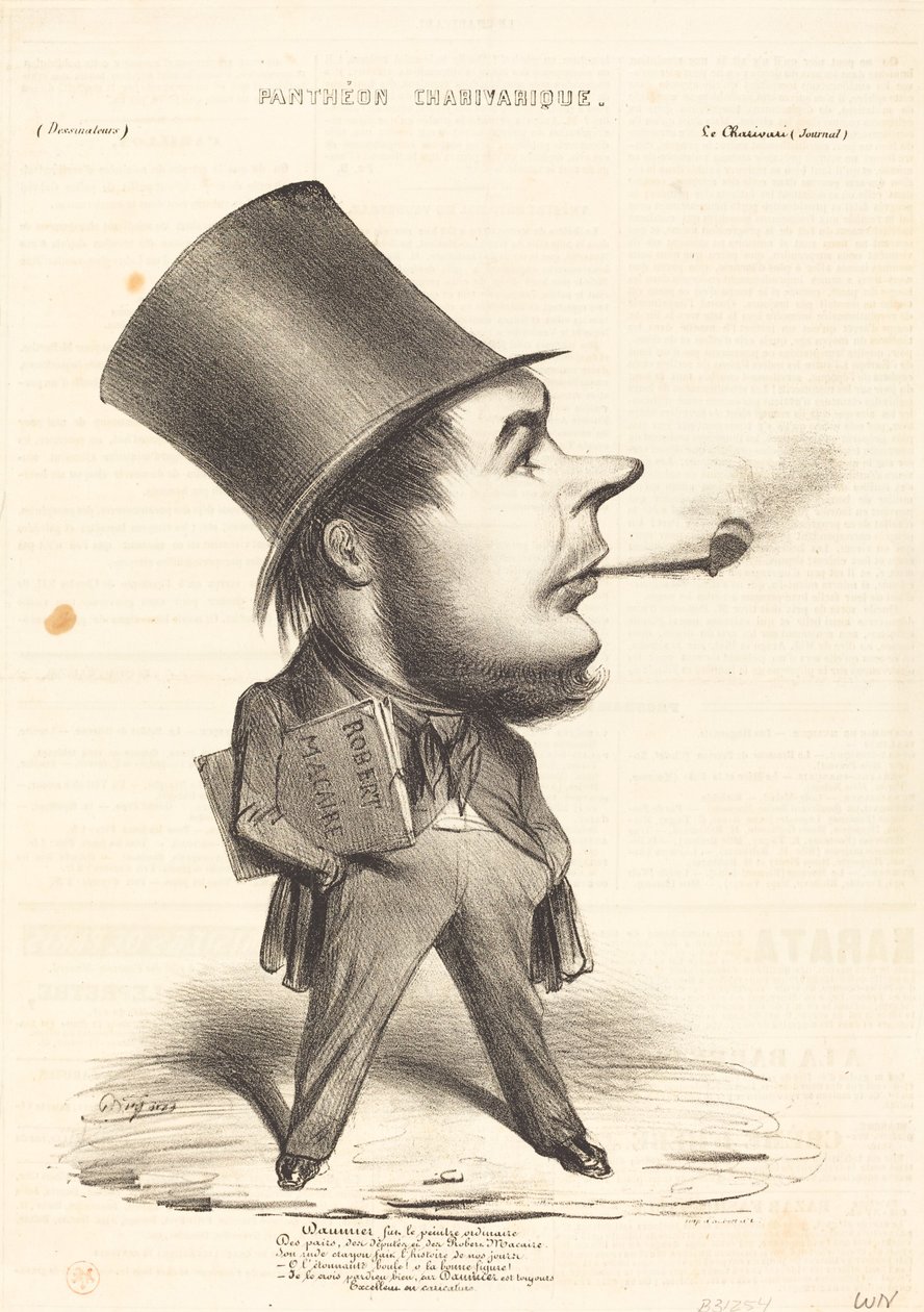 Daumier var den vanlige maleren... av Honoré Daumier