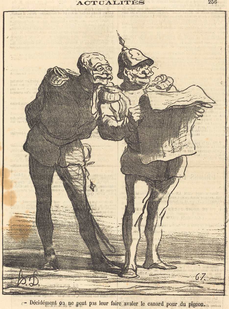 Klart vi ikke kan... av Honoré Daumier