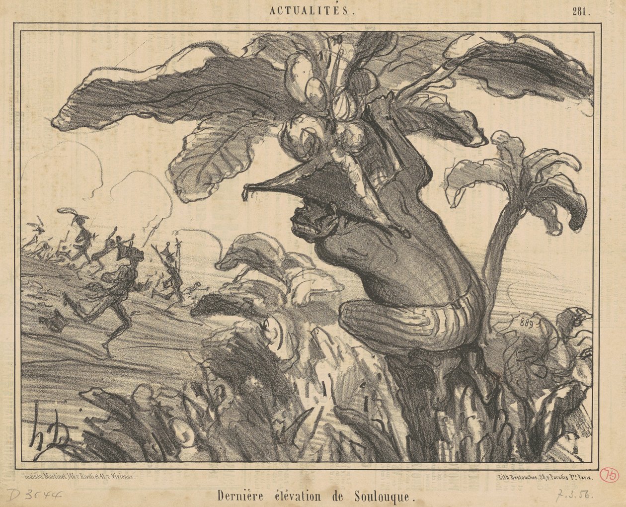 Soulouques siste høyde av Honoré Daumier