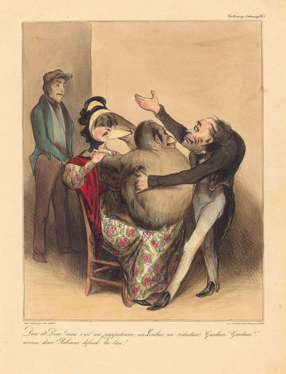 Guds Gud! men det er en spøk... av Honoré Daumier