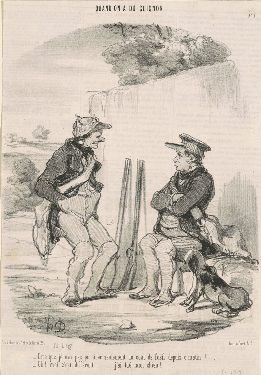 Å si at jeg ikke kunne skyte ... av Honoré Daumier