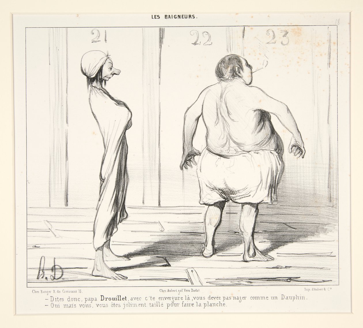 Si det, pappa Drouillet, med ca av Honoré Daumier