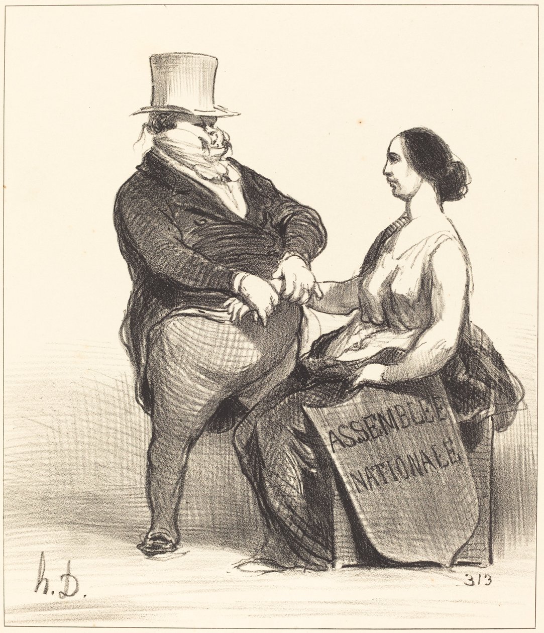 Doktor... Jeg er ikke så syk... av Honoré Daumier