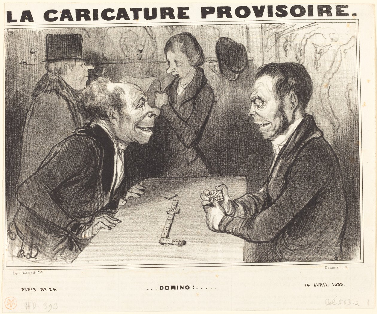 Domino!! av Honoré Daumier